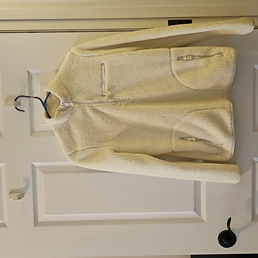 Fuzzy Jacket with Operational Zippers